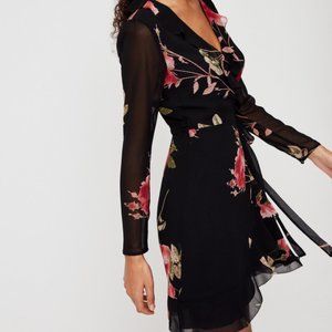 Wilfred Louise Floral Wrap Dress